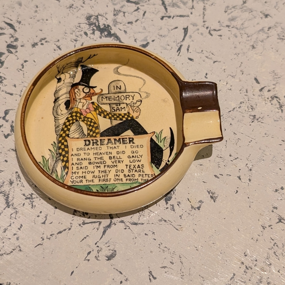 Vintage Carlton Ware Double Ashtray